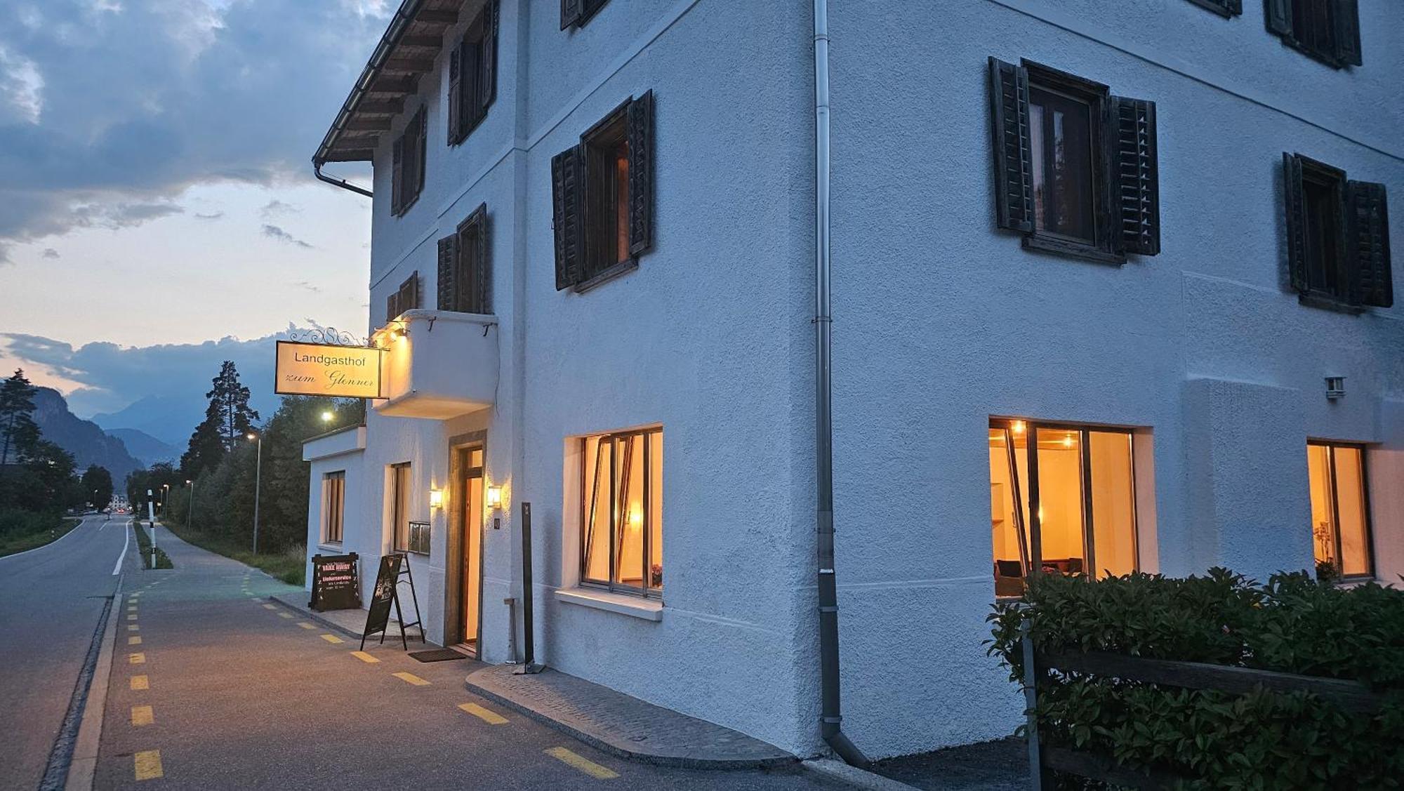 Landgasthof Zum Glenner Ilanz/Glion Exterior foto